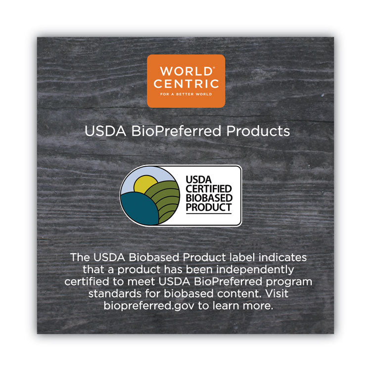 TPLA Compostable Cutlery, Fork, Plastic, White, 750/Carton