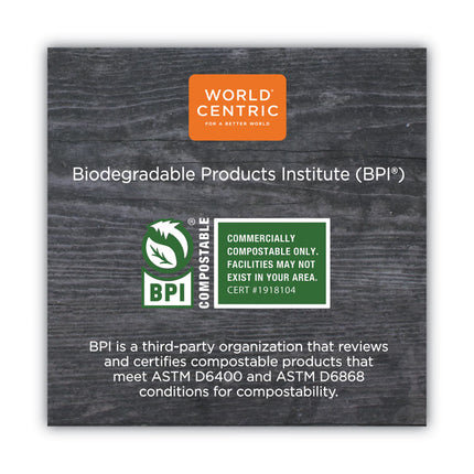 TPLA Compostable Cutlery, Knife, Plastic, White, 750/Carton