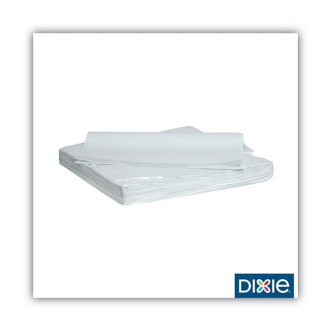 All-Purpose Food Wrap, Dry Wax Paper, 14 x 14, White, 1,000 Sheets/Pack, 4 Packs/Carton