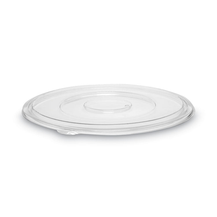 Caterline Pack N' Serve Plastic Lids, Flat Lid, 16" Diameter, Clear, 50/carton