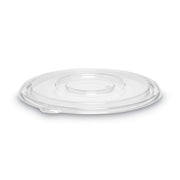 Caterline Pack N' Serve Plastic Lids, Flat Lid, 10" Diameter, Clear, 50/carton