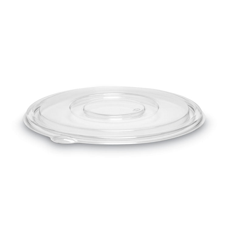Caterline Pack N' Serve Plastic Lids, Flat Lid, 10" Diameter, Clear, 50/carton
