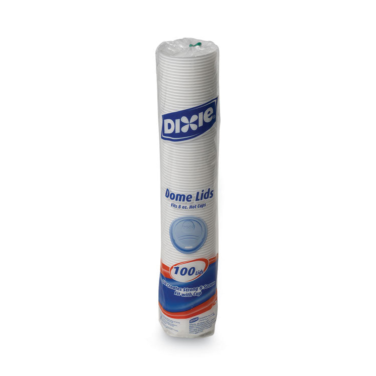 Drink-Thru Lid, Fits 8 oz Hot Cups, Plastic, White, 1,000/Carton