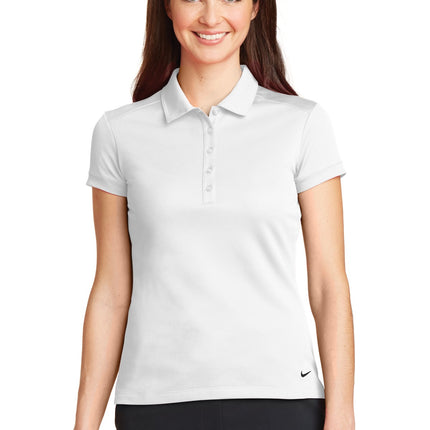 Nike Women's Dri-FIT Solid Icon Pique Modern Fit Polo.  746100