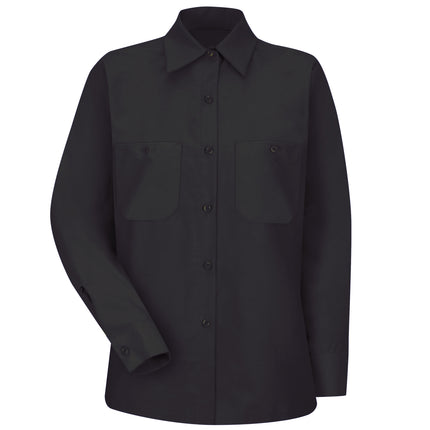 Red Kap® Women's Long Sleeve Industrial Work Shirt / SP13BK