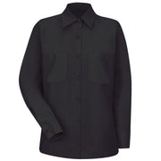 Red Kap® Women's Long Sleeve Industrial Work Shirt / SP13BK