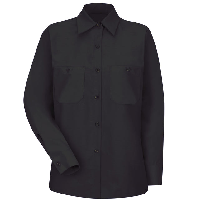Red Kap® Women's Long Sleeve Industrial Work Shirt / SP13BK