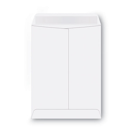 Catalog Envelope, 28 lb Bond Weight Paper, #10 1/2, Square Flap, Gummed Closure, 9 x 12, White, 100/Box
