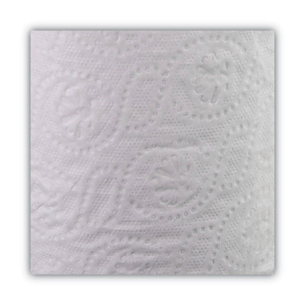 2-Ply Toilet Tissue, Septic Safe, White, 156.25 ft Roll Length, 500 Sheets/Roll, 96 Rolls/Carton
