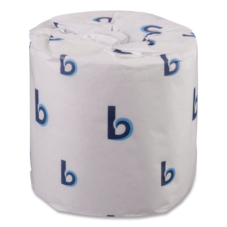 2-Ply Toilet Tissue, Standard, Septic Safe, White, 4 x 3, 500 Sheets/Roll, 96 Rolls/Carton