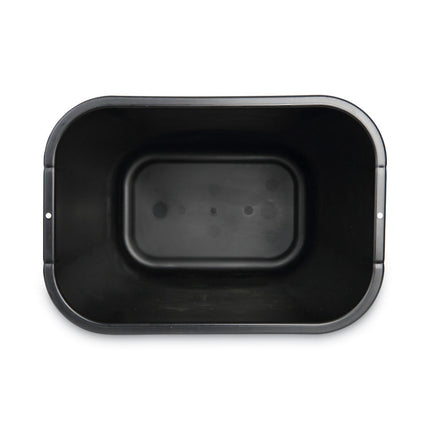 Soft-Sided Wastebasket, 14 Qt, Plastic, Black