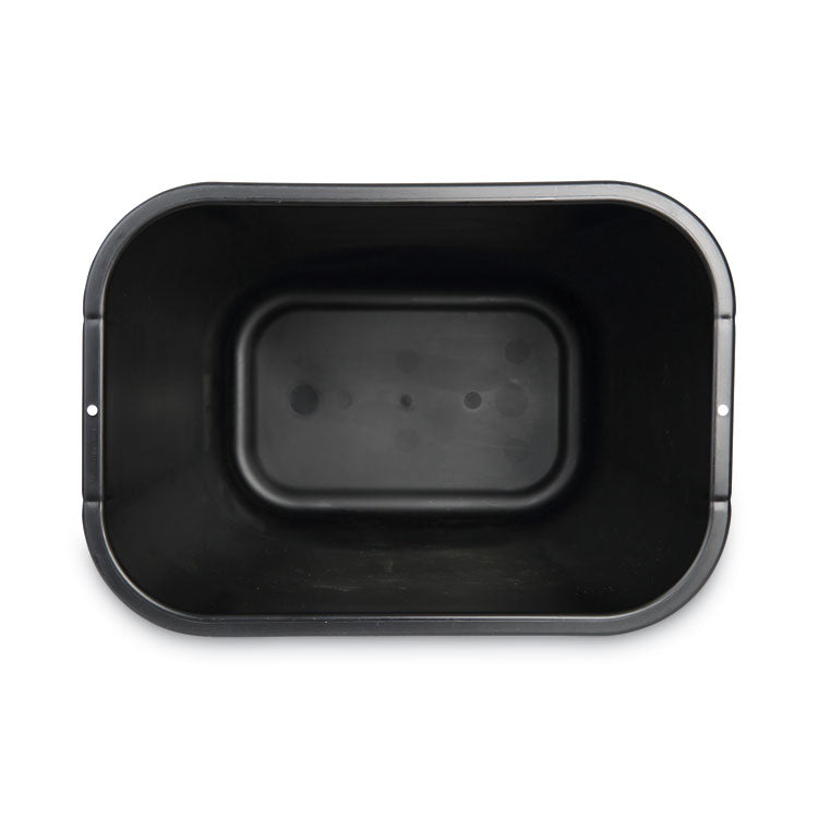 Soft-Sided Wastebasket, 14 Qt, Plastic, Black