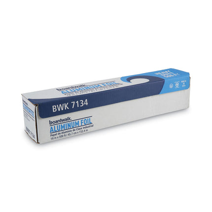 Heavy-Duty Aluminum Foil Roll, 87 Gauge, 18" x 500 ft