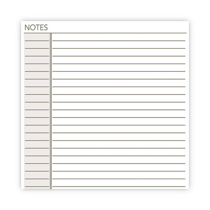 Lined Notes Pages For Planners/organizers, 8.5 X 5.5, White Sheets, Undated