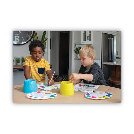 Washable Paint, 12 Assorted Colors, 16 Oz Dispenser-Cap Bottle, 12/pack