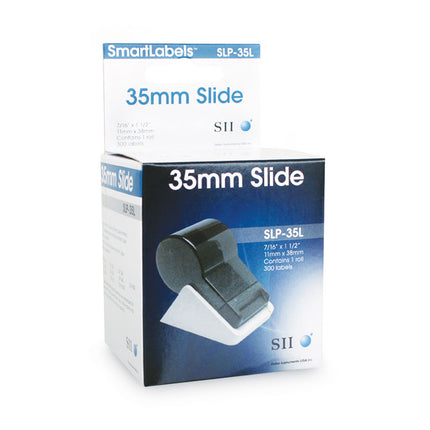 Slp-35l Self-Adhesive Small Multipurpose Labels, 0.43" X 1.5", White, 300 Labels/roll