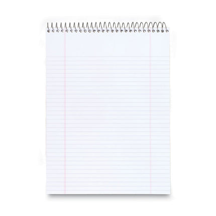 Stiff-Back Wire Bound Notepad, Medium/college Rule, Navy Cover, 70 White 8.5 X 11.5 Sheets