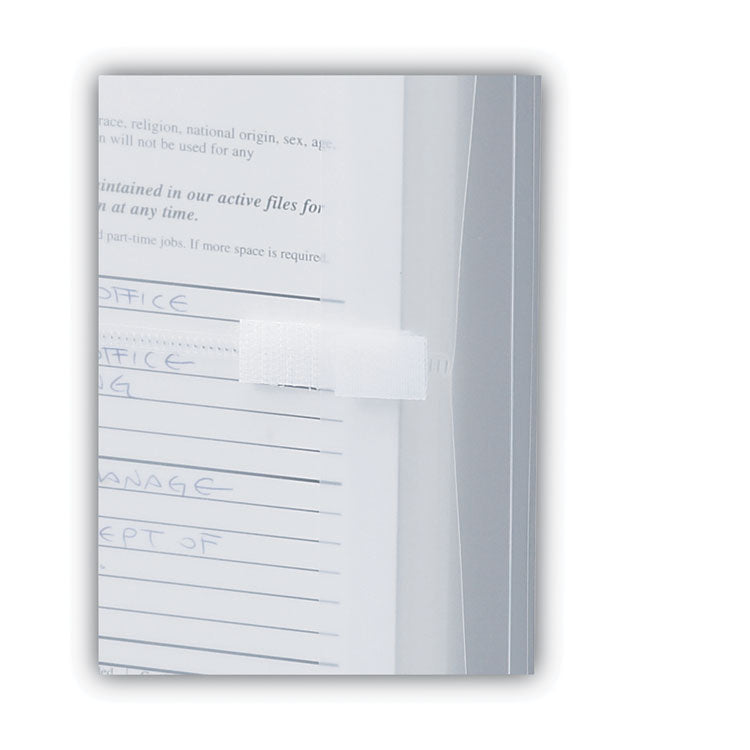 Poly Side-Load Envelopes, Fold-Over Closure, 9.75 x 11.63, Clear, 5/Pack