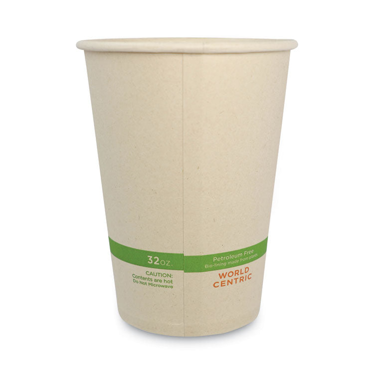 No Tree Paper Bowls, 32 oz, 4.4" Diameter x 5.8" h, Natural, Sugarcane, 500/Carton