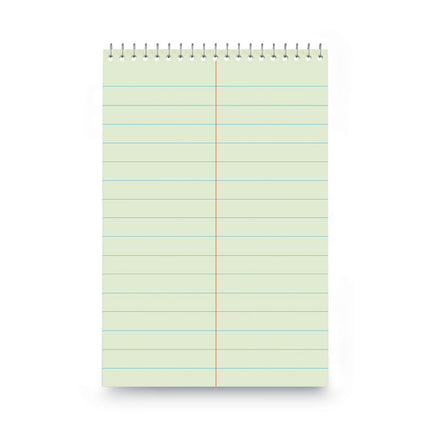 Steno Pads, Pitman Rule, Red Cover, 60 Green-Tint 6 X 9 Sheets