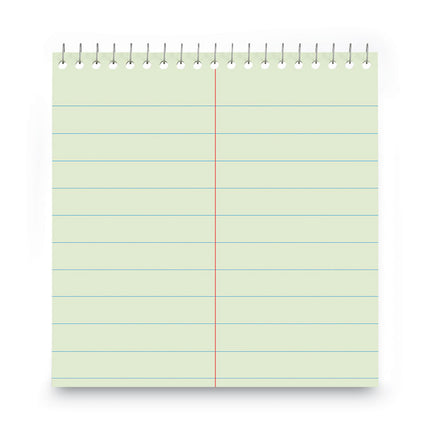 Steno Pads, Pitman Rule, Red Cover, 60 Green-Tint 6 X 9 Sheets