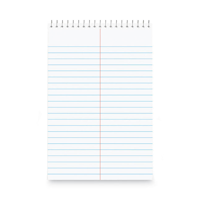 Steno Pads, Gregg Rule, Red Cover, 80 White 6 X 9 Sheets, 6/pack