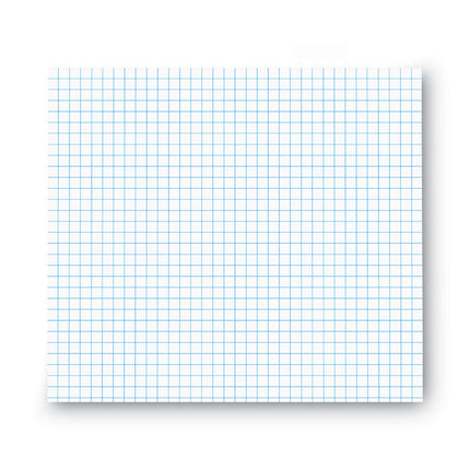 Quadrille-Rule Glue Top Pads, Quadrille Rule (4 Sq/in), 50 White 8.5 X 11 Sheets, Dozen