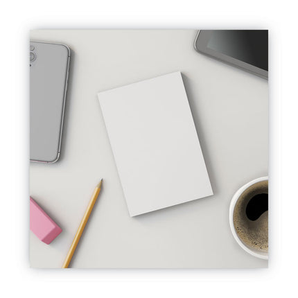Scratch Pads, Unruled, 4 x 6, White, 100 Sheets, 12/Pack