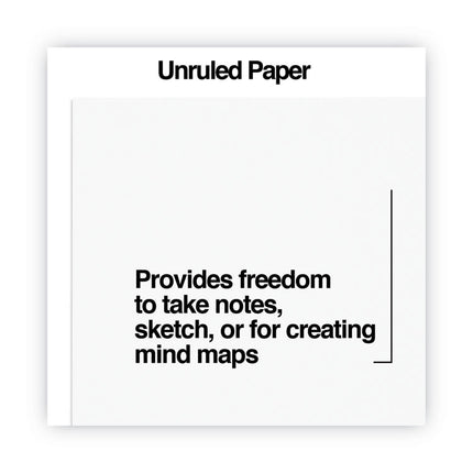 Scratch Pads, Unruled, 5 x 8, White, 100 Sheets, 12/Pack