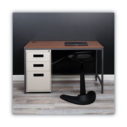 File Pedestal, Left Or Right, 3-Drawers: Box/box/file, Legal/letter, Putty, 14.96" X 19.29" X 27.75"