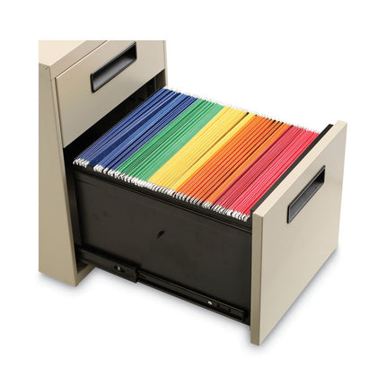 File Pedestal, Left Or Right, 2-Drawers: Box/file, Legal/letter, Putty, 14.96" X 19.29" X 21.65"