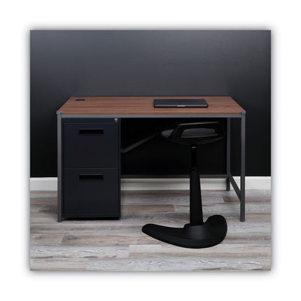 File Pedestal, Left Or Right, 2 Legal/letter-Size File Drawers, Charcoal, 14.96" X 19.29" X 27.75"