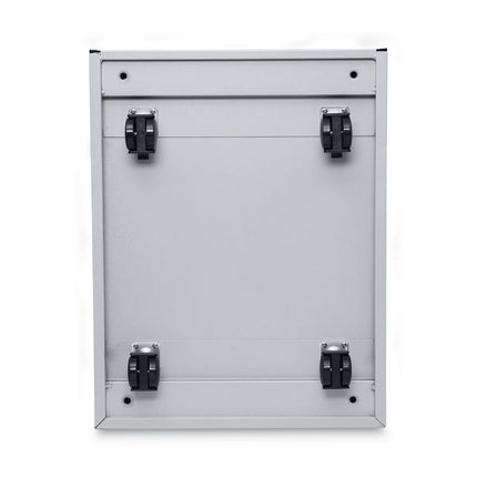 File Pedestal, Left Or Right, 2 Legal/letter-Size File Drawers, Light Gray, 14.96" X 19.29" X 27.75"