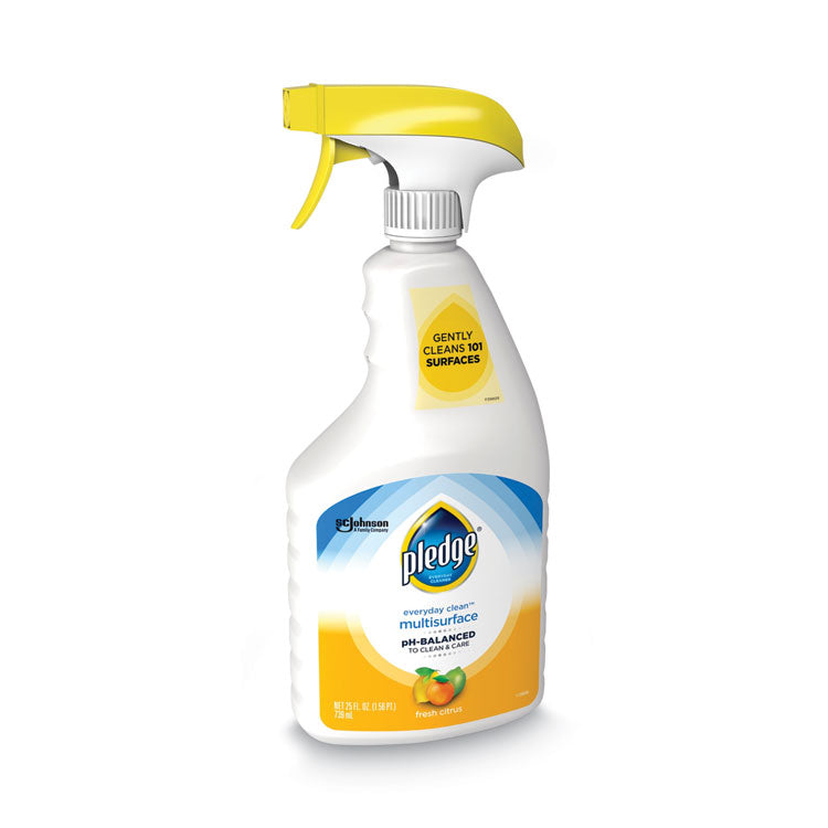 pH-Balanced Everyday Clean Multisurface Cleaner, Clean Citrus Scent, 25 oz Trigger Spray Bottle, 6/Carton