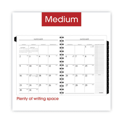 Executive Weekly/Monthly Planner Refill with Hourly Appointments, 8.75 x 6.88, White Sheets, 12-Month (Jan to Dec): 2025