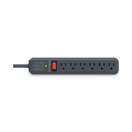 Guardian Surge Protector, 6 AC Outlets, 15 ft Cord, 540 J, Gray