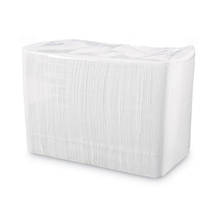 1/4-Fold Lunch Napkins, 1-Ply, 11.8" x 11.2", White, 6,000/Carton