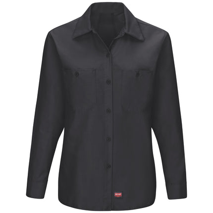 Red Kap® Women's Long Sleeve Work Shirt with MIMIX® / SX11BK