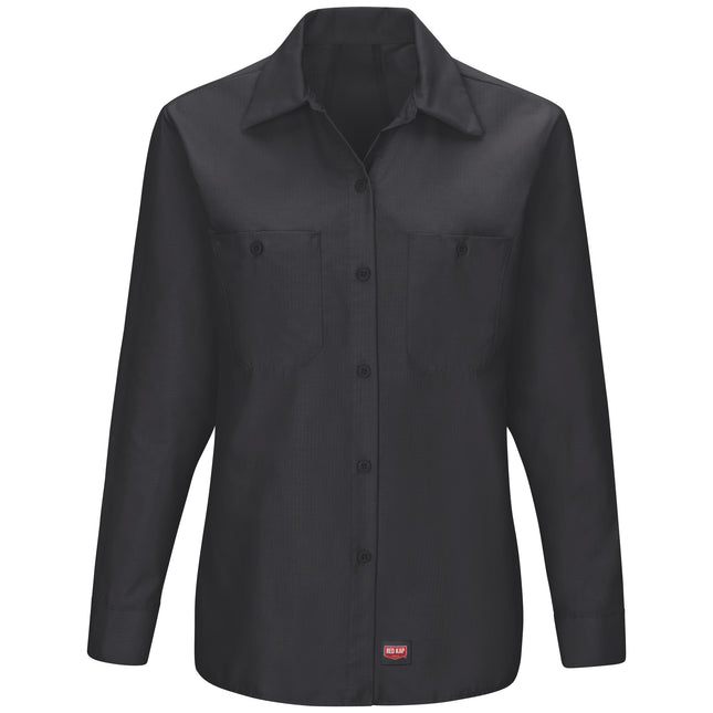 Red Kap® Women's Long Sleeve Work Shirt with MIMIX® / SX11BK