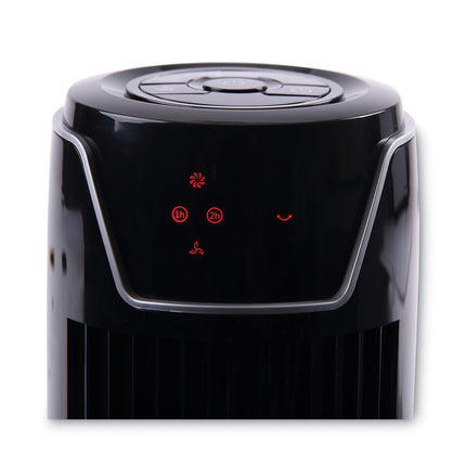 36" 3-Speed Oscillating Tower Fan With Remote Control, Plastic, Black