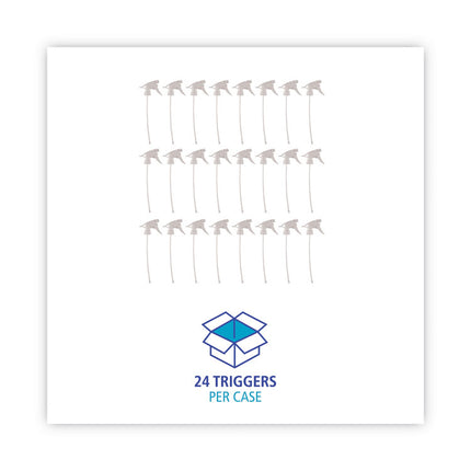 Non-Leaking Trigger Sprayer 300ES, 9.5" Tube, Fits 32 oz Bottles, White, 24/Carton
