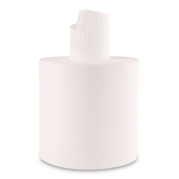 Center-Pull Roll Towels, 2-Ply, 7.6 x 8.9, White, 600/Roll, 6/Carton