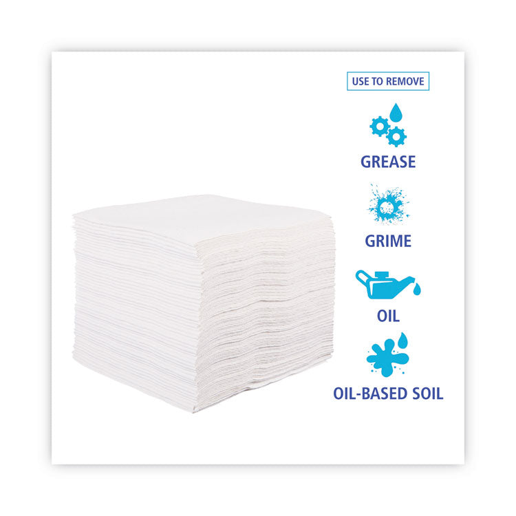 DRC Wipers, 12 x 13, White, 56 Bag, 18 Bags/Carton