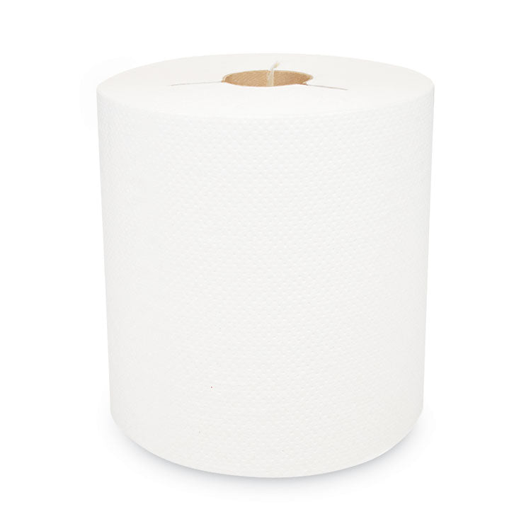 Morsoft Controlled Towels, Y-Notch, 1-Ply, 8" x 800 ft, White, 6 Rolls/Carton