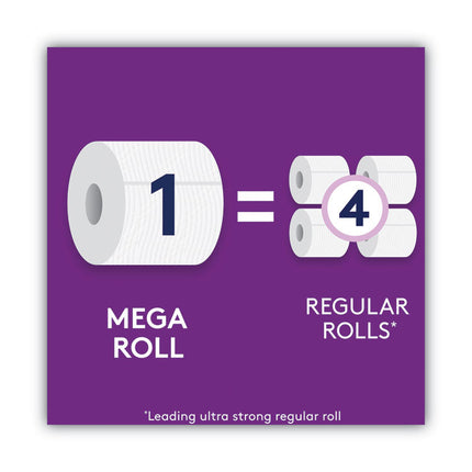 Ultra ComfortCare Toilet Paper, Soft Tissue, Mega Rolls, Septic Safe, 2 Ply, White, 284 Sheets/Roll, 12 Rolls/Pack