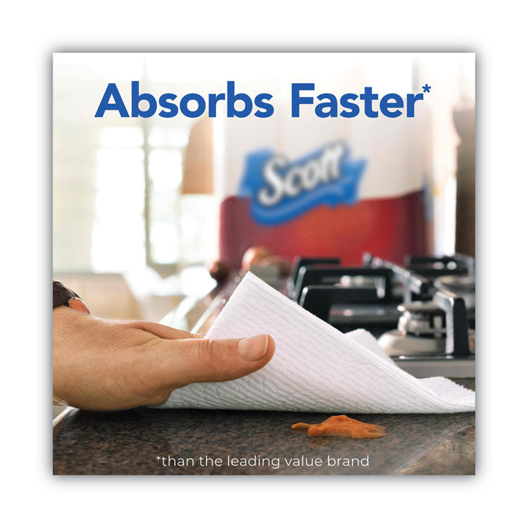 Choose-A-Size Mega Kitchen Roll Paper Towels, 1-Ply, 100/roll, 6 Rolls/pack, 4 Packs/carton