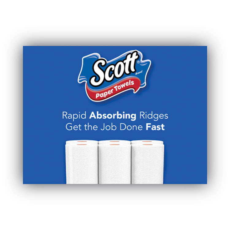 Choose-A-Sheet Mega Kitchen Roll Paper Towels, White, 1-Ply, 6.5 x 11, 102 Sheets/Roll, 12 Rolls/Pack