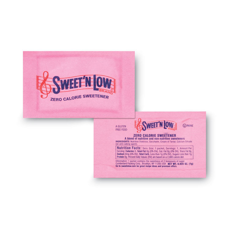 Sugar Substitute, 0.15 oz Packet, 400/Box