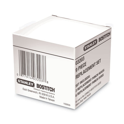 03200 Xtreme Duty Replacement Punch Heads And Disc Set, 9/32 Diameter