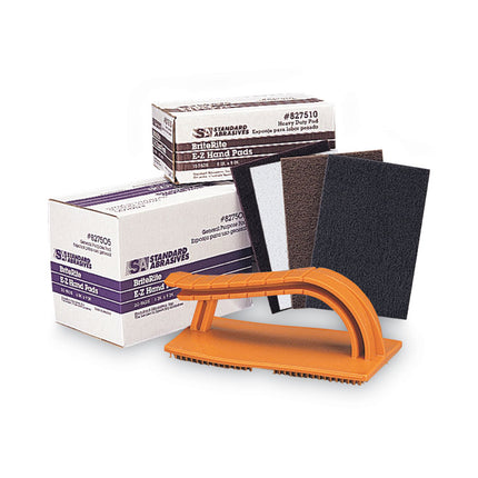 Standard Abrasives Easy Hand Pad Holder, 3.38 x 5.75, Orange